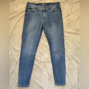 Old Navy Rockstar Super Skinny Mid-rise Women's Light Blue Skinny Jeans Size 10